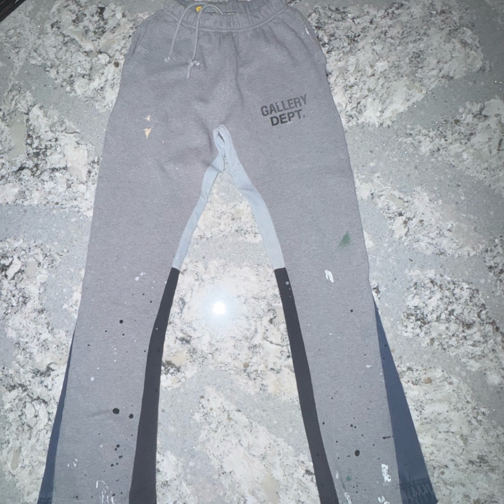 Gallery Dept Gray and Black Kids Joggers
